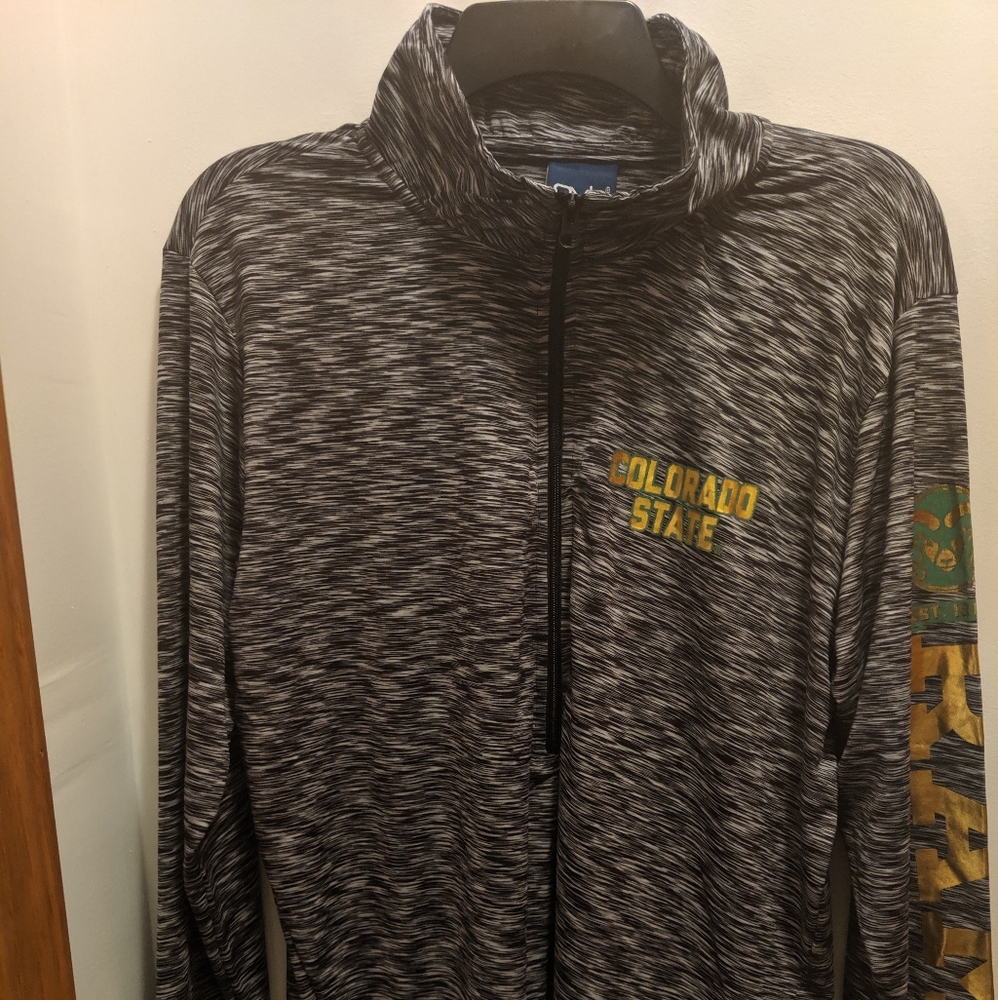Colorado State women's XL 1/4 zip pullover NWT